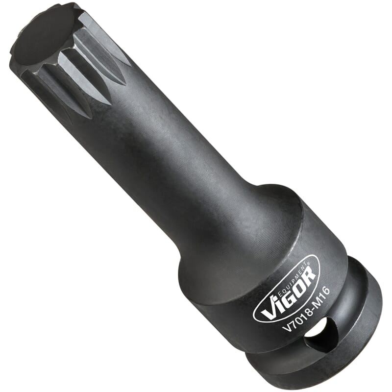 Vigor V7018-M16 1/2" Innenvielzahn-Schlagsch.Einsa tz M16