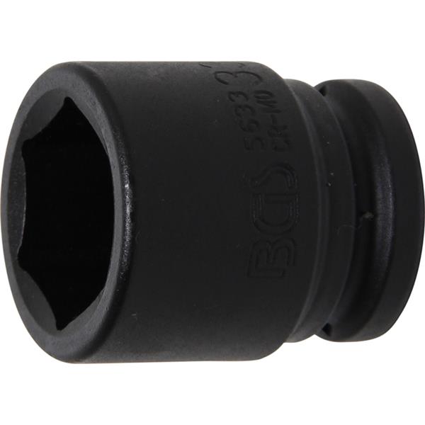 BGS 5633 Kraft-Steckschlüssel-Einsatz Sechskant, A ntrieb Innenvierkant 20 mm (3/4"), SW 33 mm