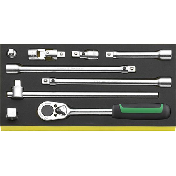 Stahlwille TCS 1/2"-512/9 Werkzeuge in TCS Einlage
