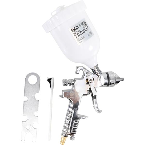 BGS 3317 Lackierpistole Druckluft-Farbsprühpistole 