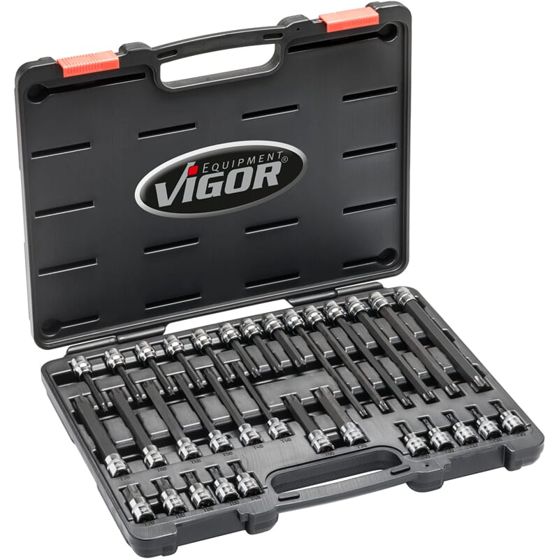 Vigor V6017 Torx-Schraubendreher-Einsatz-Satz 3/8