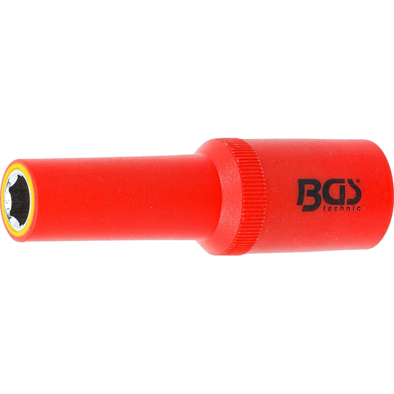 BGS 72060 VDE-Steckschlüssel-Einsatz Sechskant, An trieb Innenvierkant 12,5 mm (1/2"), SW 10 mm