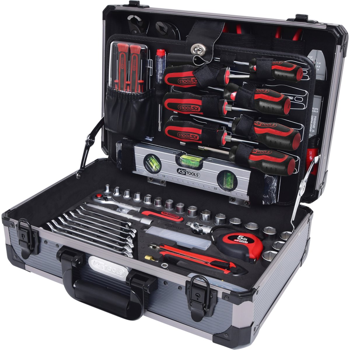 KS-Tools 911.0665 Universal-Werkzeug-Satz 165-tlg 5-tlg.