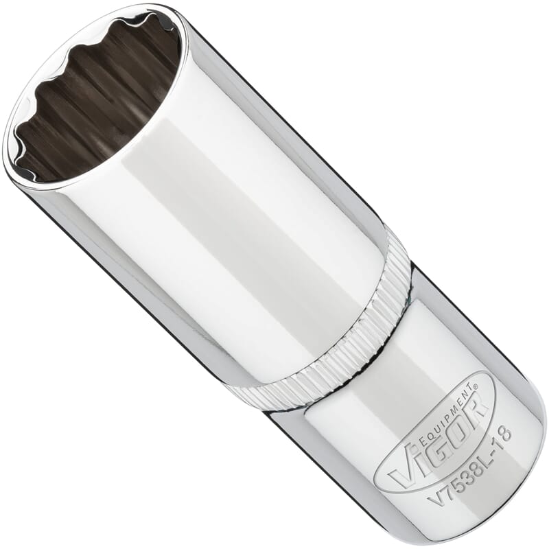 Vigor V7538L-18 3/8" Steckschlüsseleinsatz Lang Sw 18