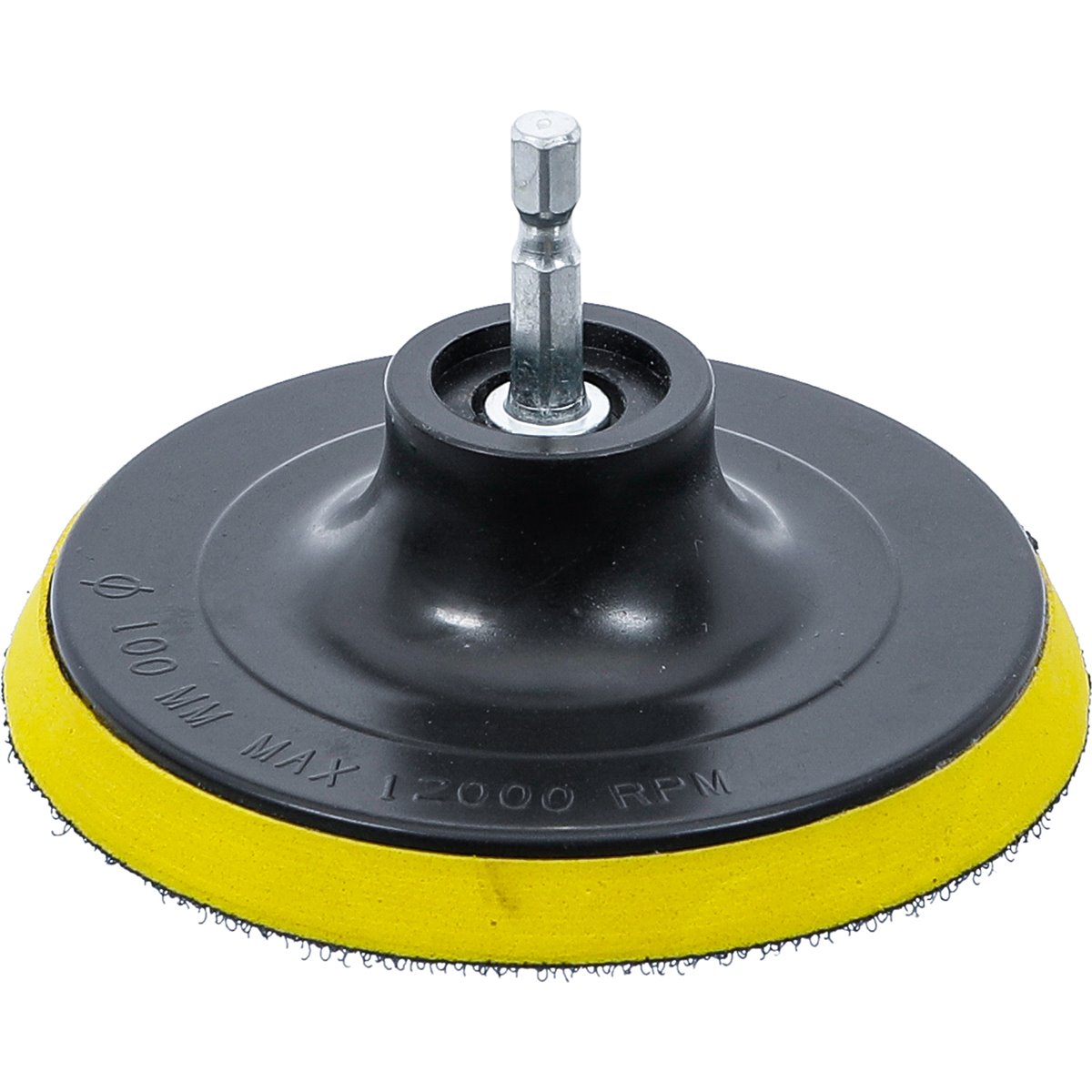 BGS 74370 Klett-Teller, für Art. 74367, Antrieb Au ßensechskant 6,3 mm 1/4", Ø 100 mm