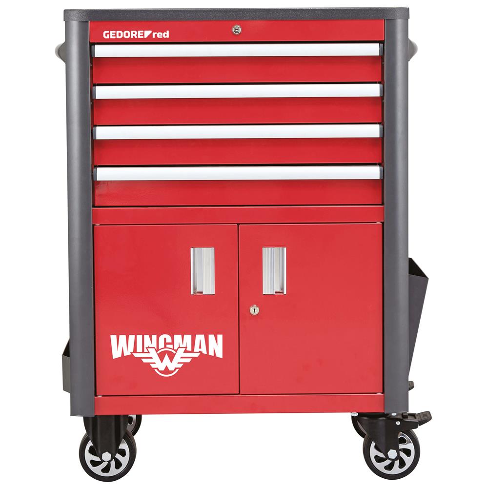 Gedore red R20200004 Werkstattwagen 4 Schubladen 034x724x470