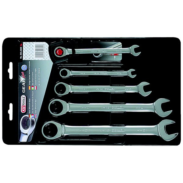 KS-Tools 503.4202 GEAR+ Ringmaulschlüssel-Satz,5-t 