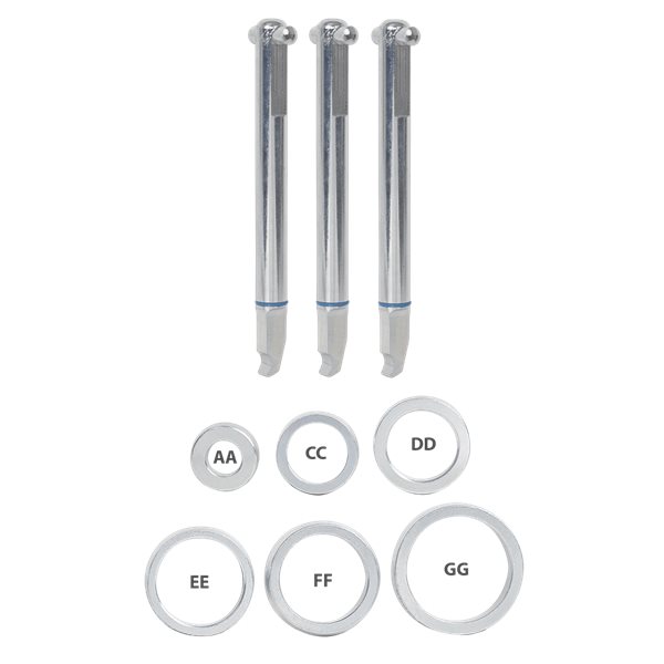 Kukko 70-012-S 3 Ersatzhaken Breit 70-01 Mit Ringe n Aa,Cc,Dd,Ee,Ff,Gg