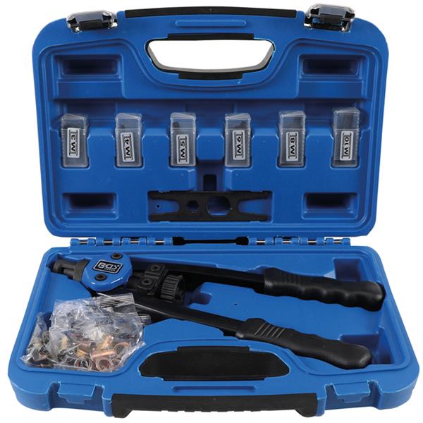 BGS 408 Nut Riveter, M3 - M10, 68 pcs. 