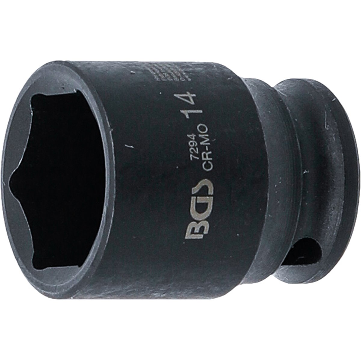 BGS 7294 Kraft-Steckschlüssel-Einsatz 6-kant 13 mm Antrieb Innenvierkant 6,3 mm (1/4"), SW 14 mm