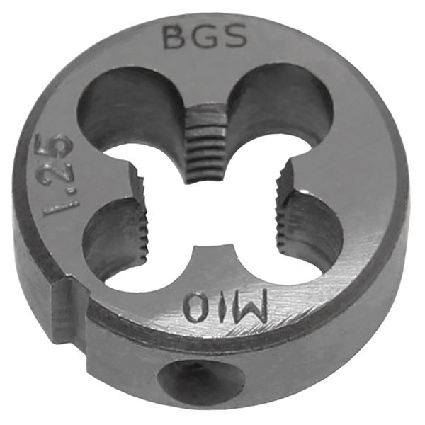 BGS 1900-M10X1.25-S Gewindeschneideisen, M10 x 1,2 5 x 25 mm