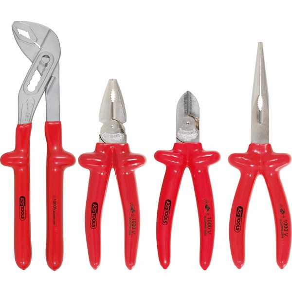 KS-Tools 117.1700 1000V Zangen-Satz,4-tlg. 