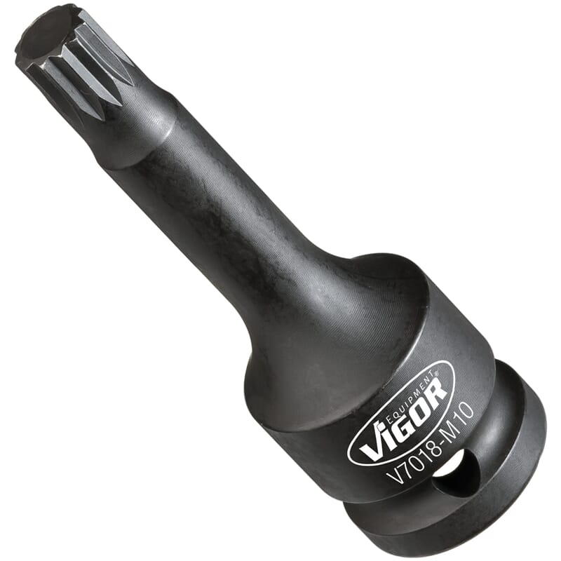 Vigor V7018-M10 1/2" Innenvielzahn-Schlagsch.Einsa tz M10