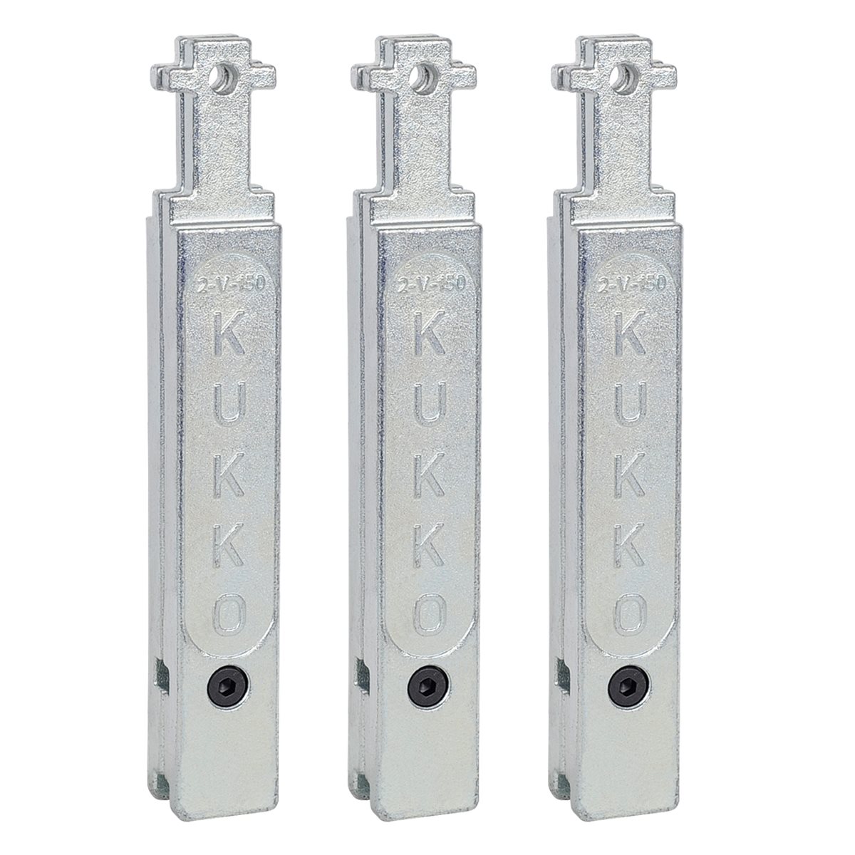 Kukko 2-V-150-S 3 Abzughaken-Verlängerungen 150 mm für Abz. 20 und 30, Gr. 2 + 20