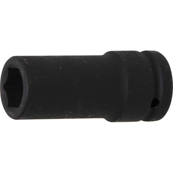 BGS 5721 Kraft-Steckschlüssel-Einsatz Sechskant, t ief, Antrieb Innenvierkant 20 mm (3/4"), SW 21 mm