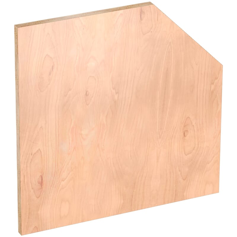 Vigor V6000-01083-D Eck-Holz Arbeitsplatte 1083 X 700 Mm