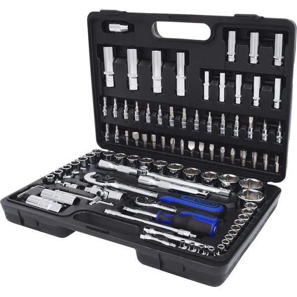 KS-Tools 918.0796 1/4" + 1/2" CHROMEplus Satz 96tl sel-Satz, 96-tlg.