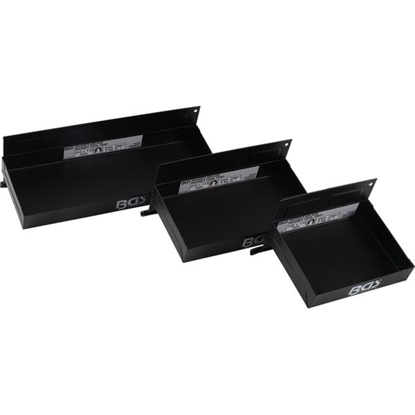 BGS 67150 Magnet-Ablagen-Satz, 150 / 210 / 310 mm, 3-tlg.
