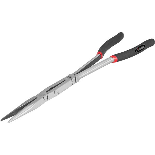 Vigor V2783 Flachrundzange mit Doppelgelenk 340 mm