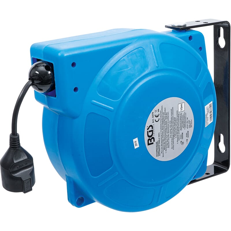 BGS 3379 Automatische Kabeltrommel, 15 m 