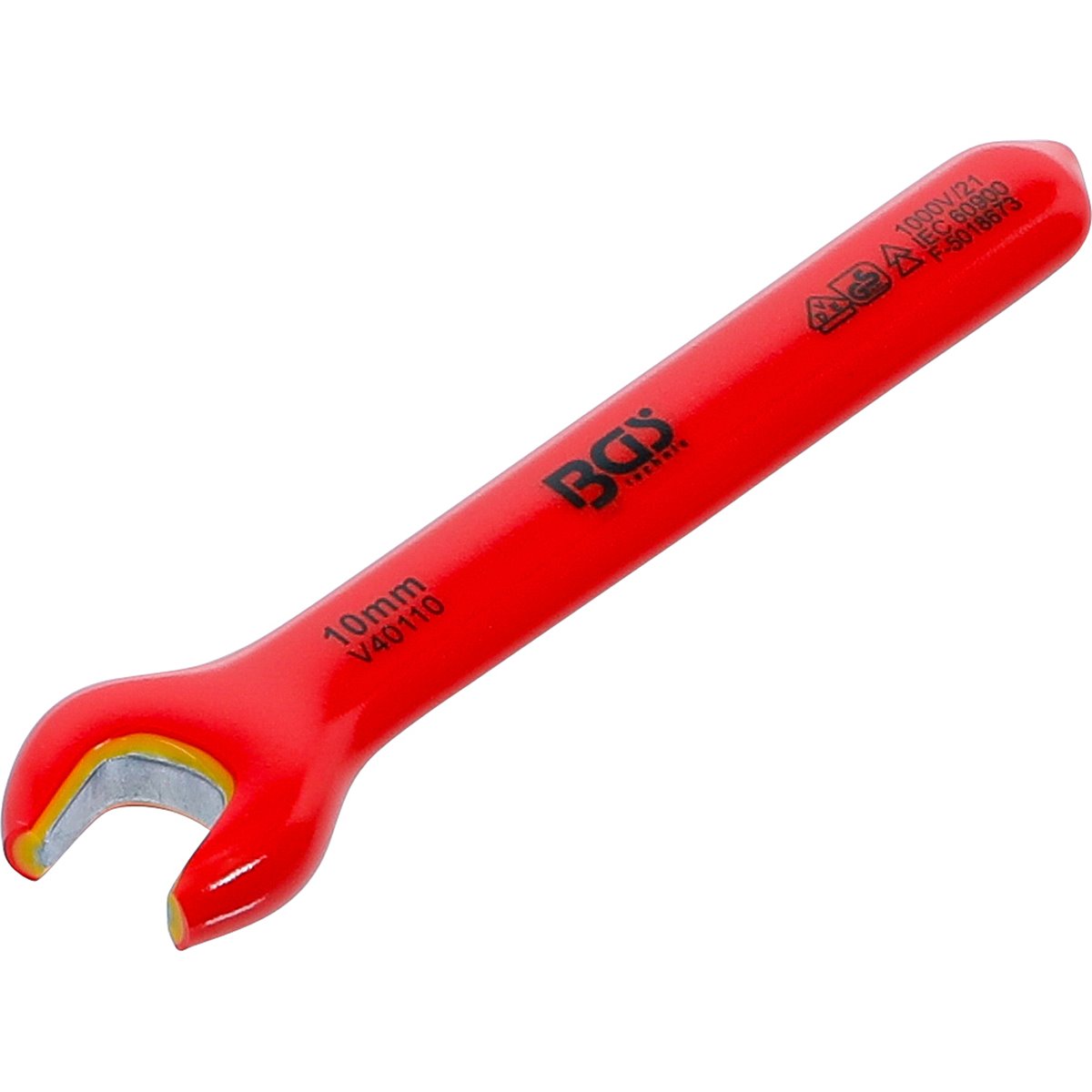 BGS 71060 VDE-Einmaulschlüssel, SW 10 mm 