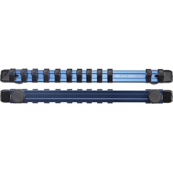 BGS 9343 Halteschiene für 12 Steckschlüssel-Einsät ze, magnetisch, für Antrieb 10 mm (3/8")