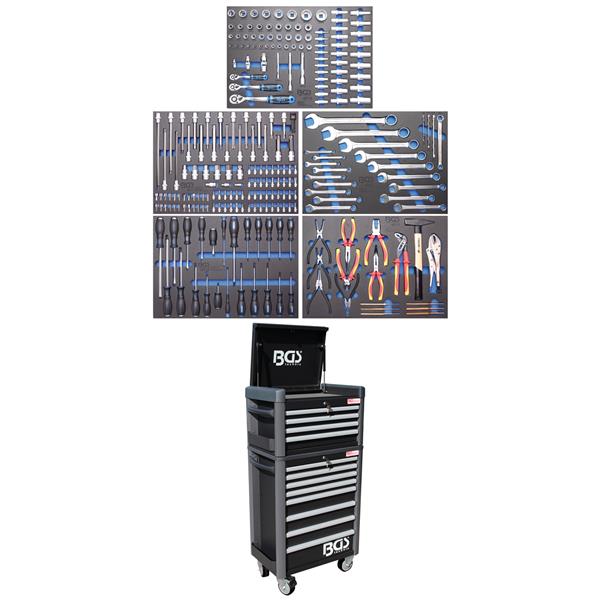 BGS 4088 Workshop Trolley Pro Standard Max, 12 Dra wers, with 263 Tools