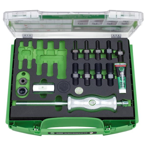 Kukko 223-G Abz. Fuer Teile M.Innengewinde Mit 9 A daptern M8/M10/M12/M14/M16/ M18/M20/M22/M24