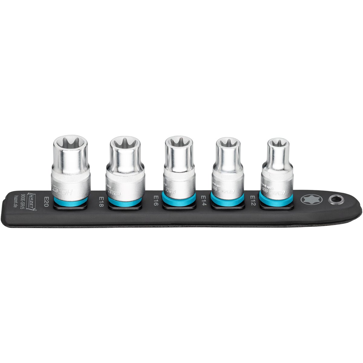 Hazet 900E-SR/5 Kurzer Rail 1/2" E-TX 5-fach 
