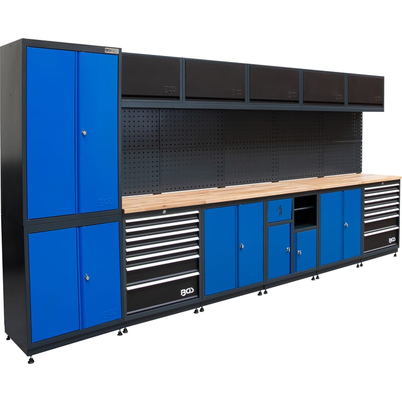 BGS 80130 Schrankwand-System Kompakt 6 Module Holz 