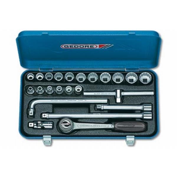 Gedore D 30 HMU-3 Steckschlüssel-Satz 10 (3/8") UD-Profil 6-22 mm