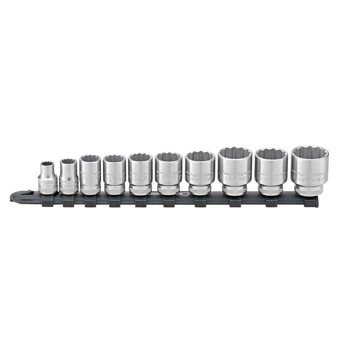 Stahlwille 12917/10-45 Steckschlüssel-Satz 3/8" mit Clip-Leiste SW 8-24 mm 10-tlg.