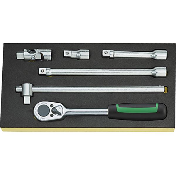 Stahlwille TCS 1/2"-512/6 Werkzeuge in TCS Einlage