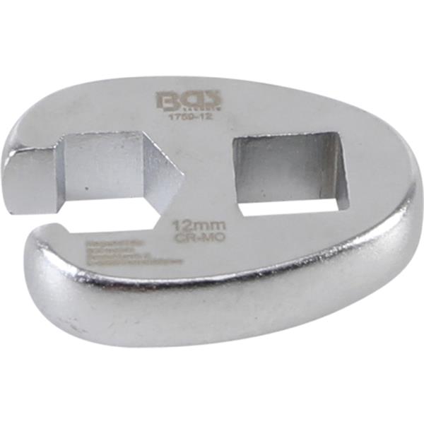 BGS 1756-12 Hahnenfußschlüssel, Antrieb Innenvierk ant 10 mm (3/8"), SW 12 mm