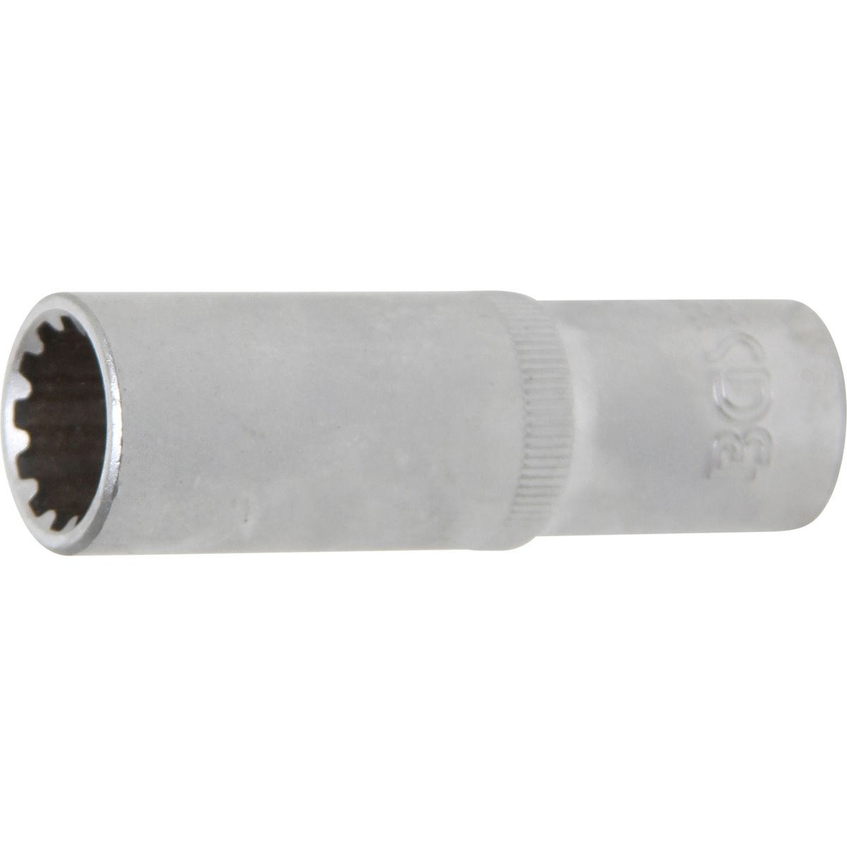 BGS 10256 Steckschlüssel-Einsatz Gear Lock, tief, Antrieb Innenvierkant 12,5 mm (1/2"), SW 16 mm