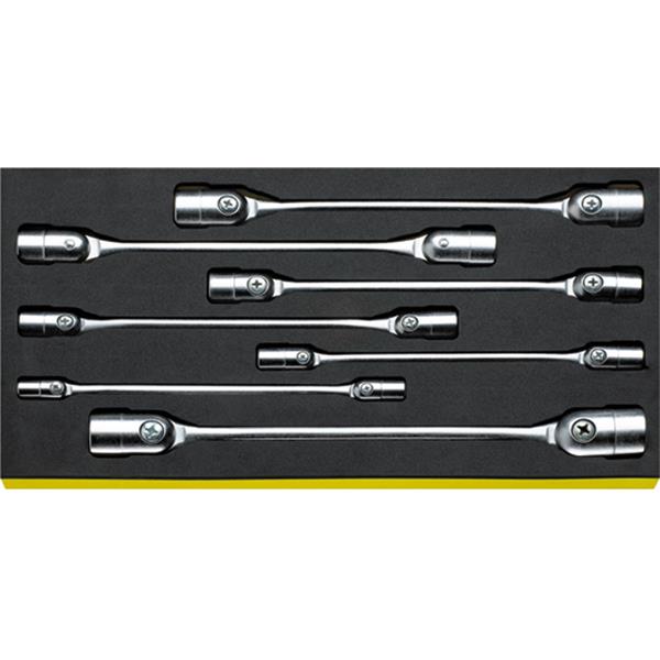 Stahlwille TCS 29/7,8X9-20X22MM Set Double Ended F lexi-Joint Spanners