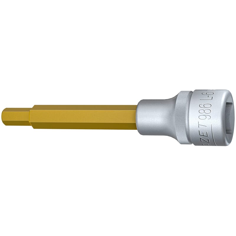 Hazet 986L-6 Schraubendreher-Einsatz,100Mm,Sw6,Tin 