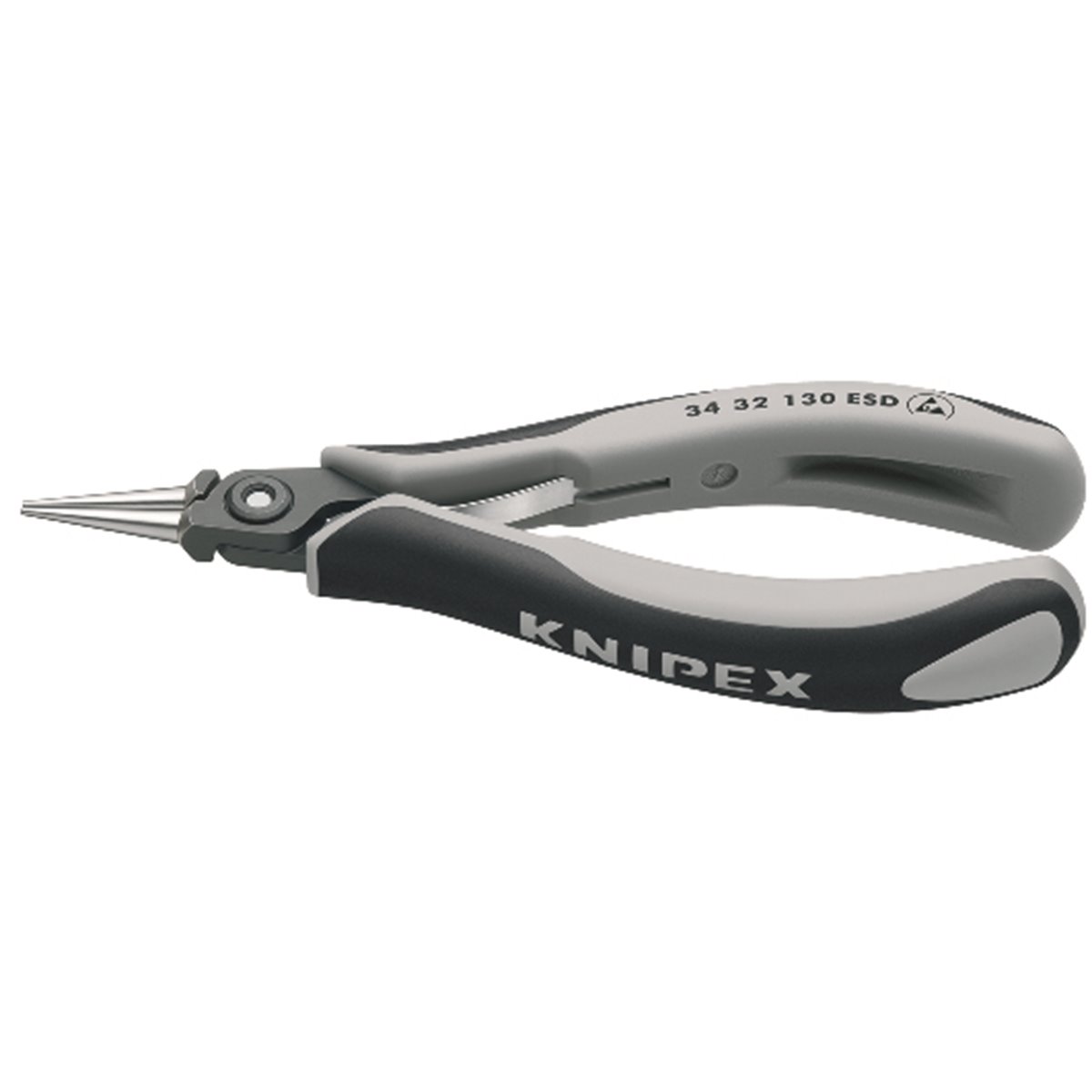 Knipex 34 32 130 ESD Präz.-Elektronikzange, rund 