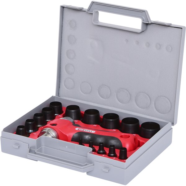 KS-Tools 129.0100 Ring-Stanzeisen-Satz,16-tlg. 