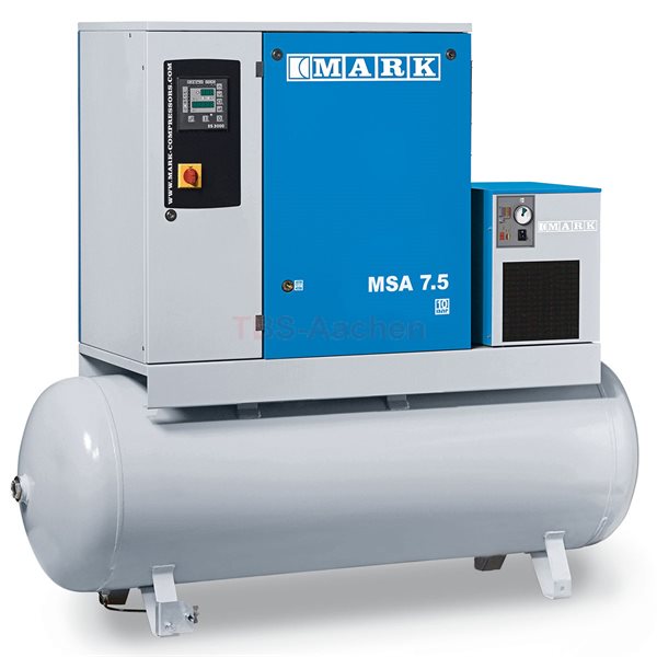 Mark MSA 15 kW Schraubenkompressor 500l+Trockner 