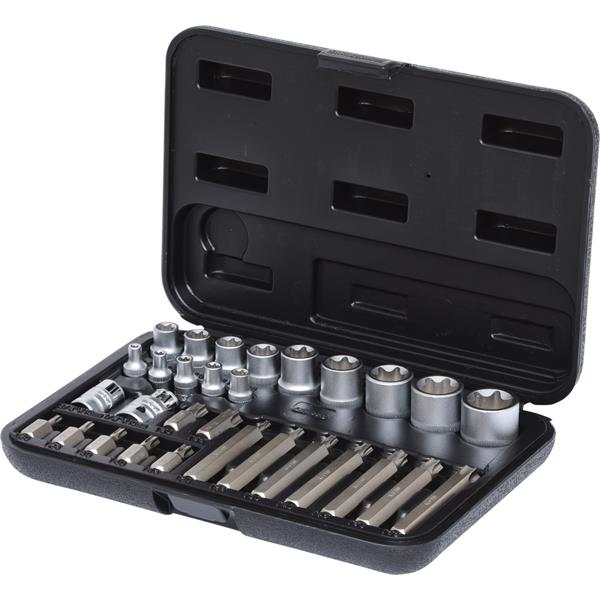 KS-Tools 911.4301-1 TX-Steckschlüssel und Bit-Satz atz, 30-tlg