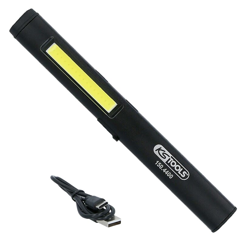 KS-Tools 150.4400 Aluminium-Stiftleuchte mit Laserpointer und UV Licht