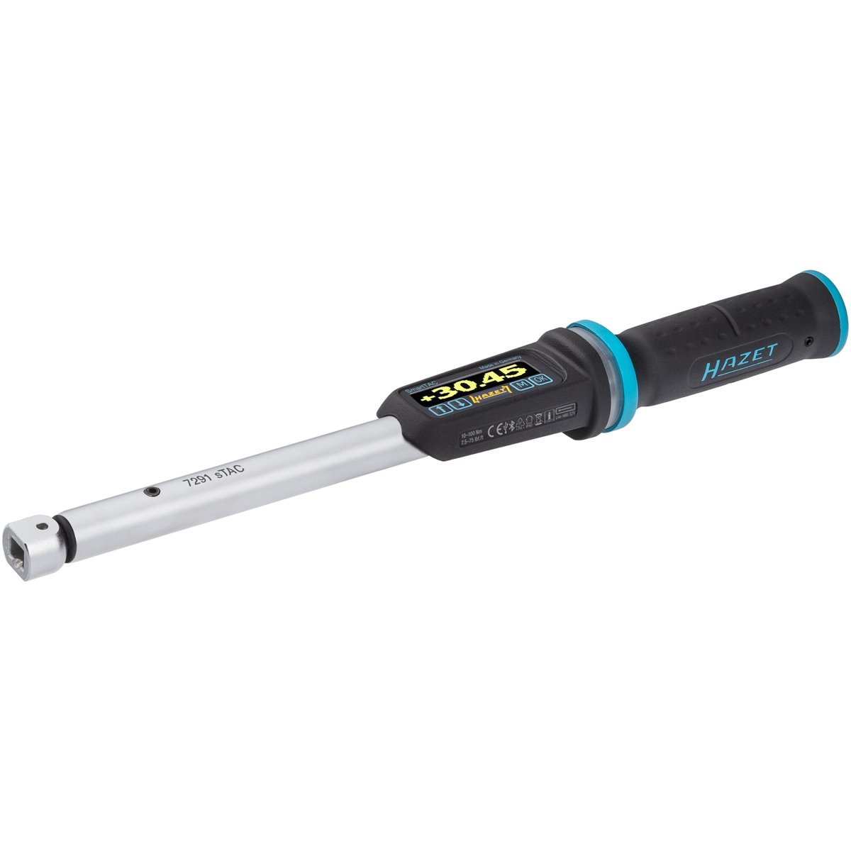 Hazet 7291-5STAC Electronic torque wrench 10-100Nm 