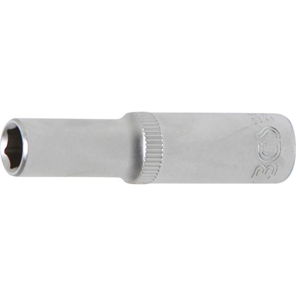 BGS 10670 Socket, Hexagon, deep, 6.3 mm (1/4") Dri ve, 1/4"