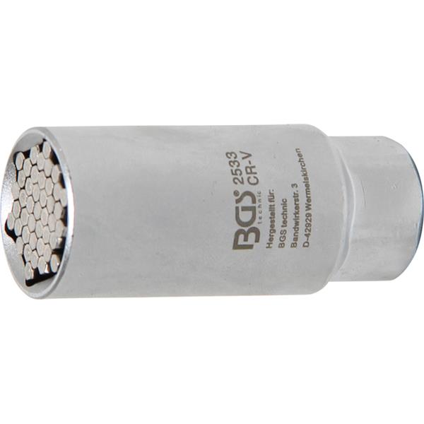 BGS 2533 Multi-Einsatz, Antrieb Innenvierkant 10 m m (3/8"), SW 9 - 21 mm