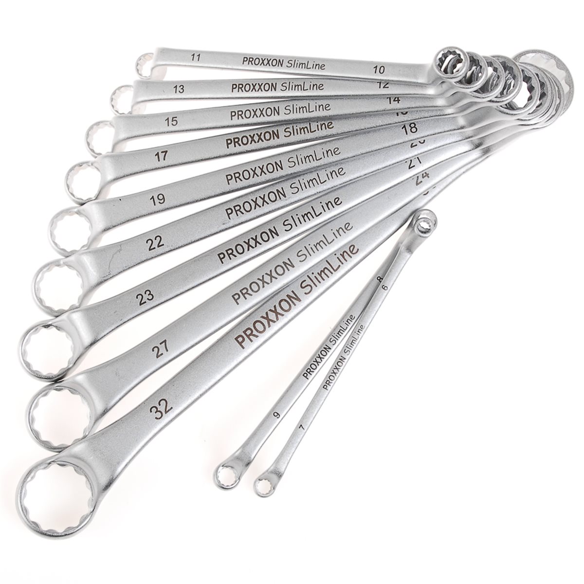 Proxxon 23812 SlimLine double ring s.s., 11 p. 