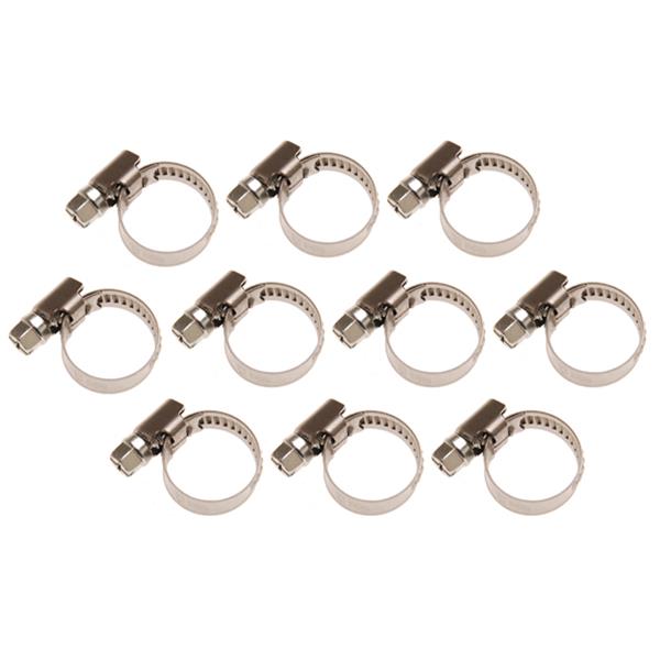 BGS 8095-12x20 Schlauchklemme, INOX , 12 x 20 mm, 10-tlg.