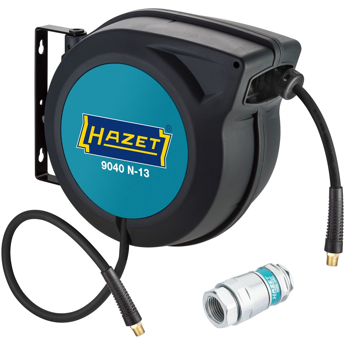 Hazet 9040N-13/2 Schlauchaufroller Mit Schnellkupp lung
