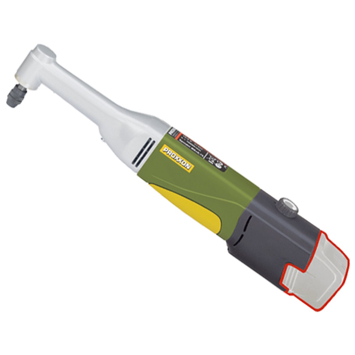 Proxxon 29807 Cordless Long neck angle unit LWB/A individually, without battery and charger