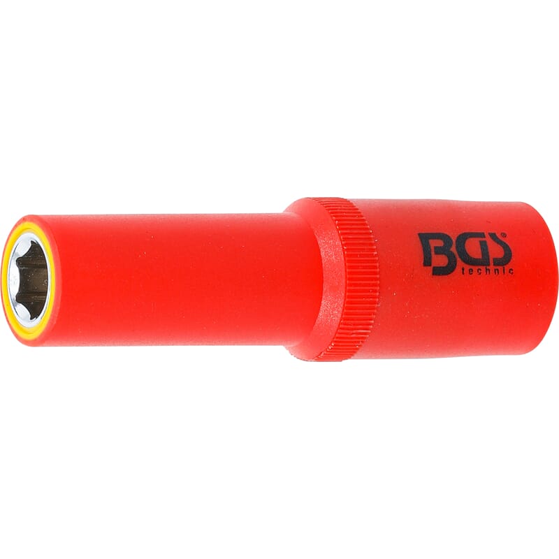 BGS 72061 VDE-Steckschlüssel-Einsatz Sechskant, An trieb Innenvierkant 12,5 mm (1/2"), SW 11 mm